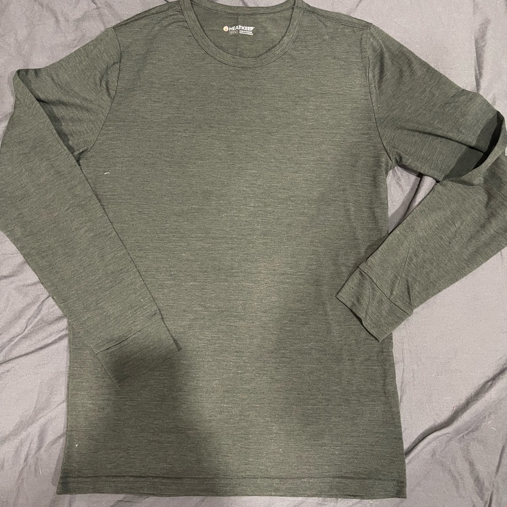 Men's Heatkeep Long Sleeve Olive Tee